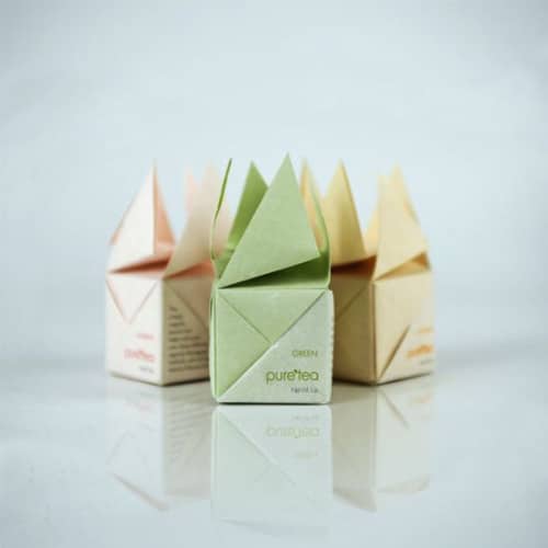 Pure tea origami