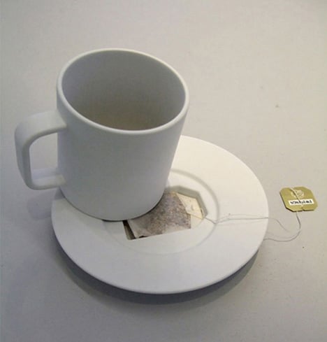 Tasse thé avec sachet