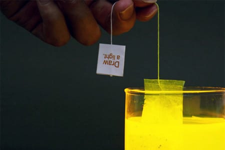 Lightning tea bag