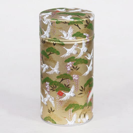 Tea caddy 150g washi paper - Maze - Image 2