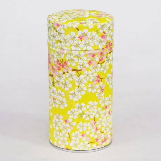 Tea caddy 150g washi paper - Natsu - Image 2