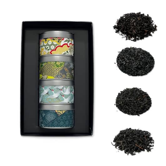 Coffret de dégustation de thés fumés