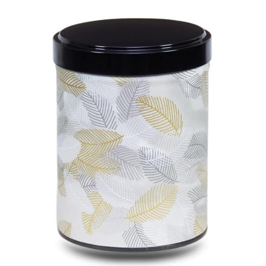 Regent washi paper tea box with leaves